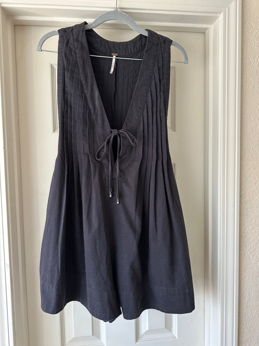 Free People Webster Romper in Black Wash